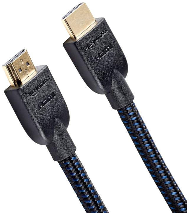 🔌 Amazon Basics Geflochtenes HDMI Kabel, 3 m, Schwarz 3 m Single 📺