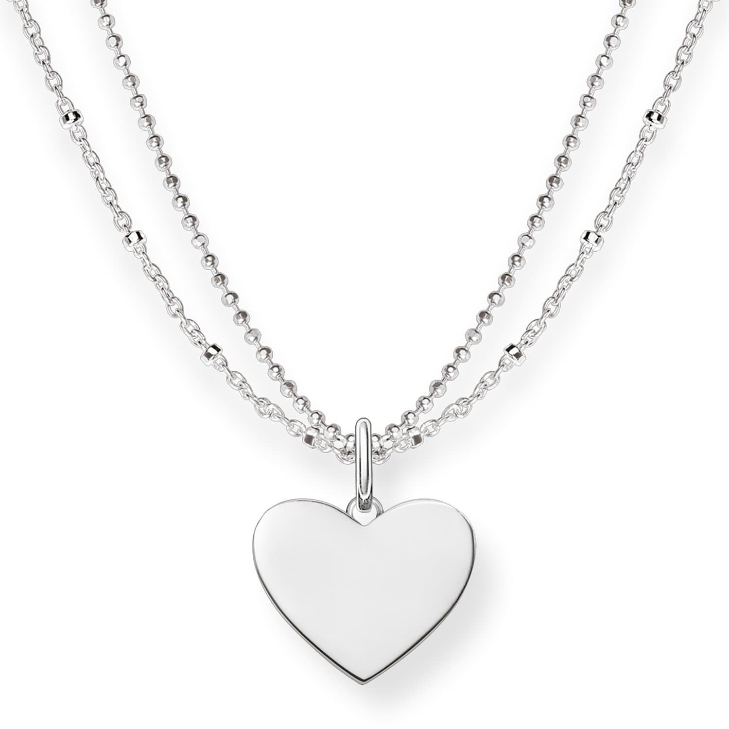 THOMAS SABO Kette Herz 925 Sterling Silber LBKE0004 40,00 - 45,00 cm Silber ❤️🎁