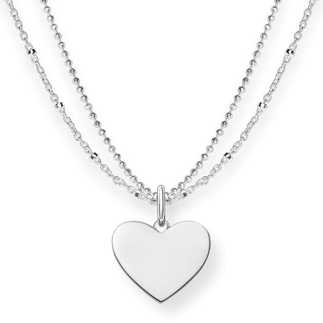 THOMAS SABO Kette Herz 925 Sterling Silber LBKE0004 40,00 - 45,00 cm Silber ❤️🎁