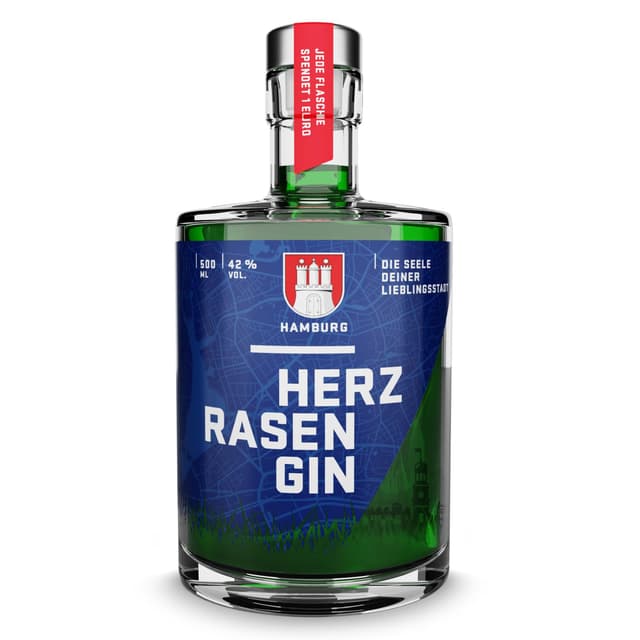 HERZRASEN GIN Hamburg Edition | Premium Dry Gin 42% Vol. 🍸