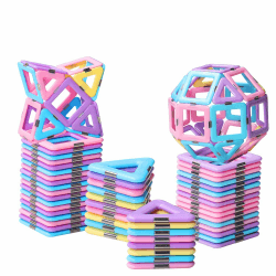 🎁 Magnetische Bausteine 40PC - Ideales STEM Spielzeug für Kinder ab 2-8 Jahren
