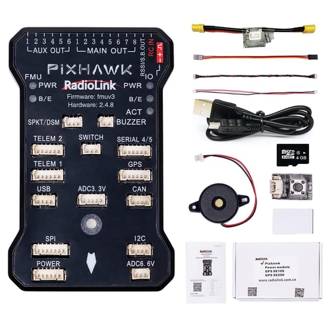 🚁 Radiolink PIXHAWK 2.4.8 Flugsteuerung 🌐 Unterstützt OSD und Datumstelemetrie