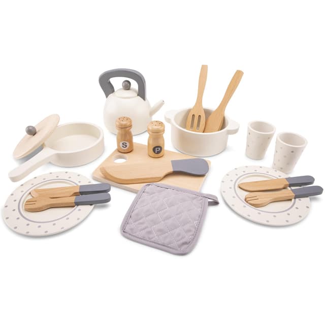 🎉 Tolles Angebot! Holzspielzeug-Geschirrset von New Classic Toys 🍽️