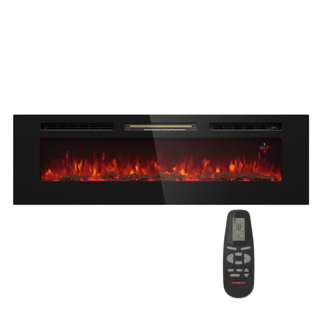 🔥🏡 Klarstein Deko Kamin mit LED-Flammen | Elektro-Kamin mit Heizung und Kaminfeuer