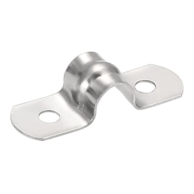 Sourcing Map 25Stk. Starres Rohrband 🌟 2 Löcher Rohrbänder 201 Rostfreier Stahl 🔧