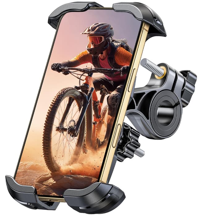 Glänzende Fahrrad Handyhalterung mit Sicherheitsschloss 🚴‍♂️