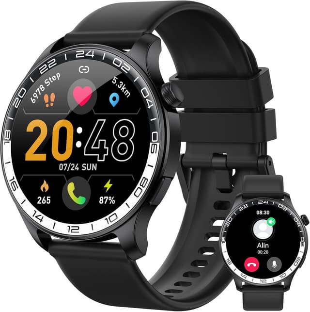 Smartwatch Herren 1.43" AMOLED-Display ⌚️🏃‍♂️💤