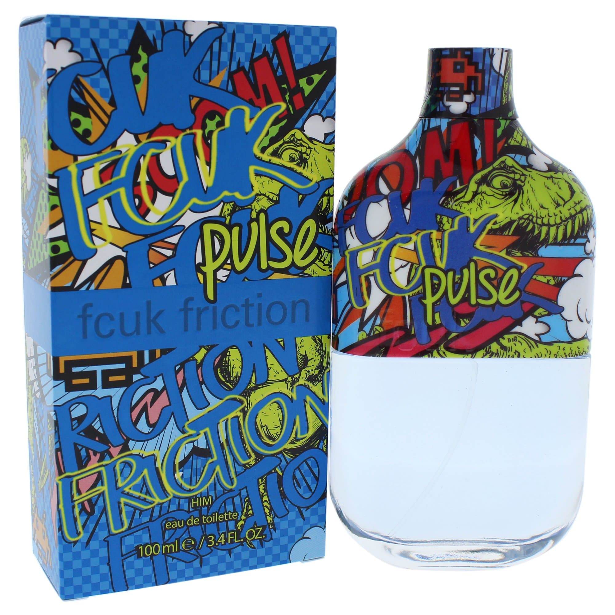 🎁 French Connection UK Friction Pulse Eau de Toilette für Herren, 100 ml - Perfektes Geschenkset! 🎉