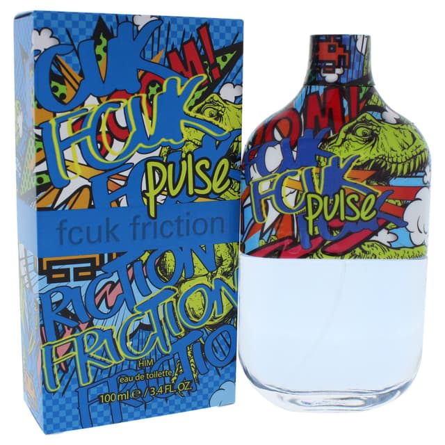 🎁 French Connection UK Friction Pulse Eau de Toilette für Herren, 100 ml - Perfektes Geschenkset! 🎉