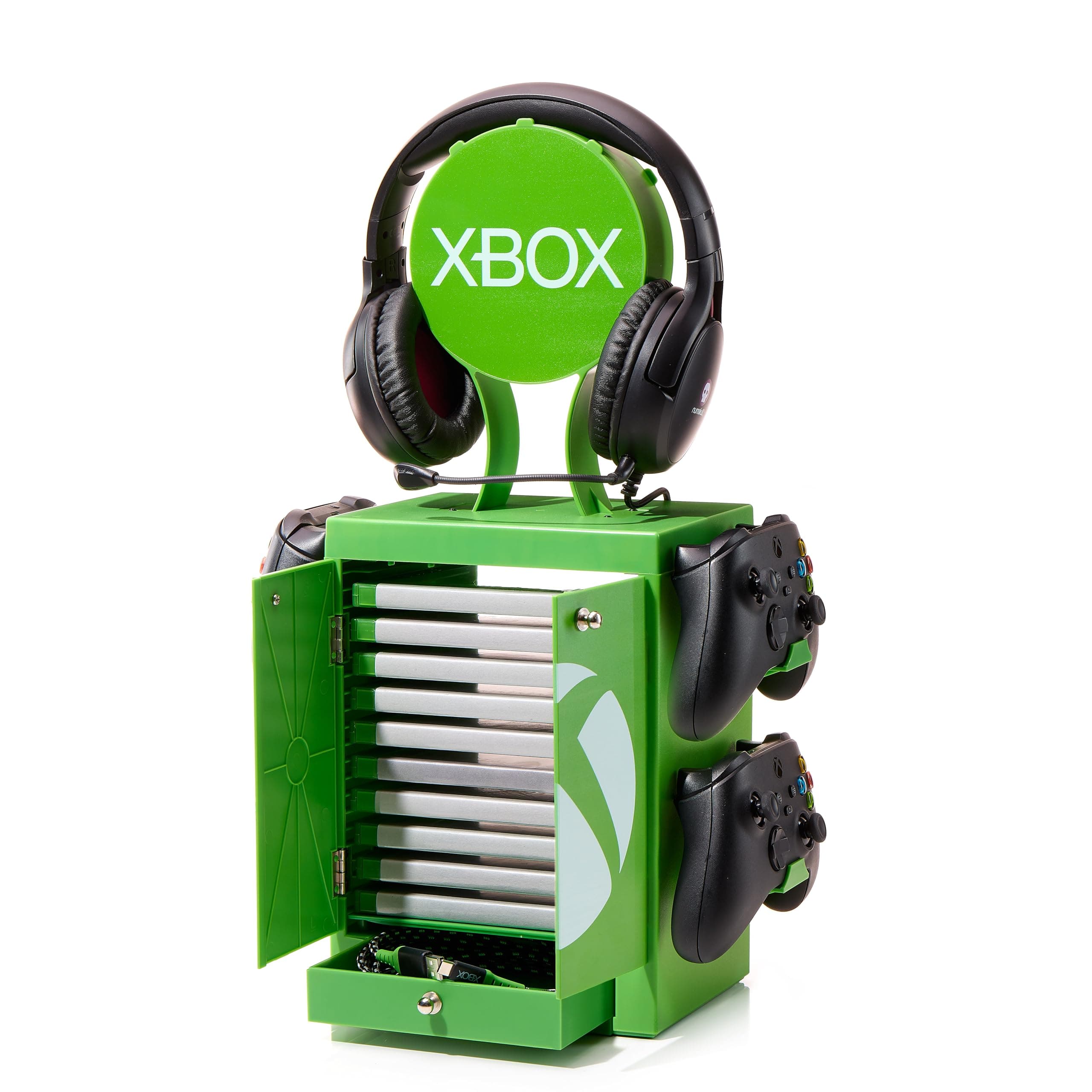 🎮 Numskull Offizieller Xbox Grüner Gaming-Schrank - Offizielles Xbox-Merchandise 🎧