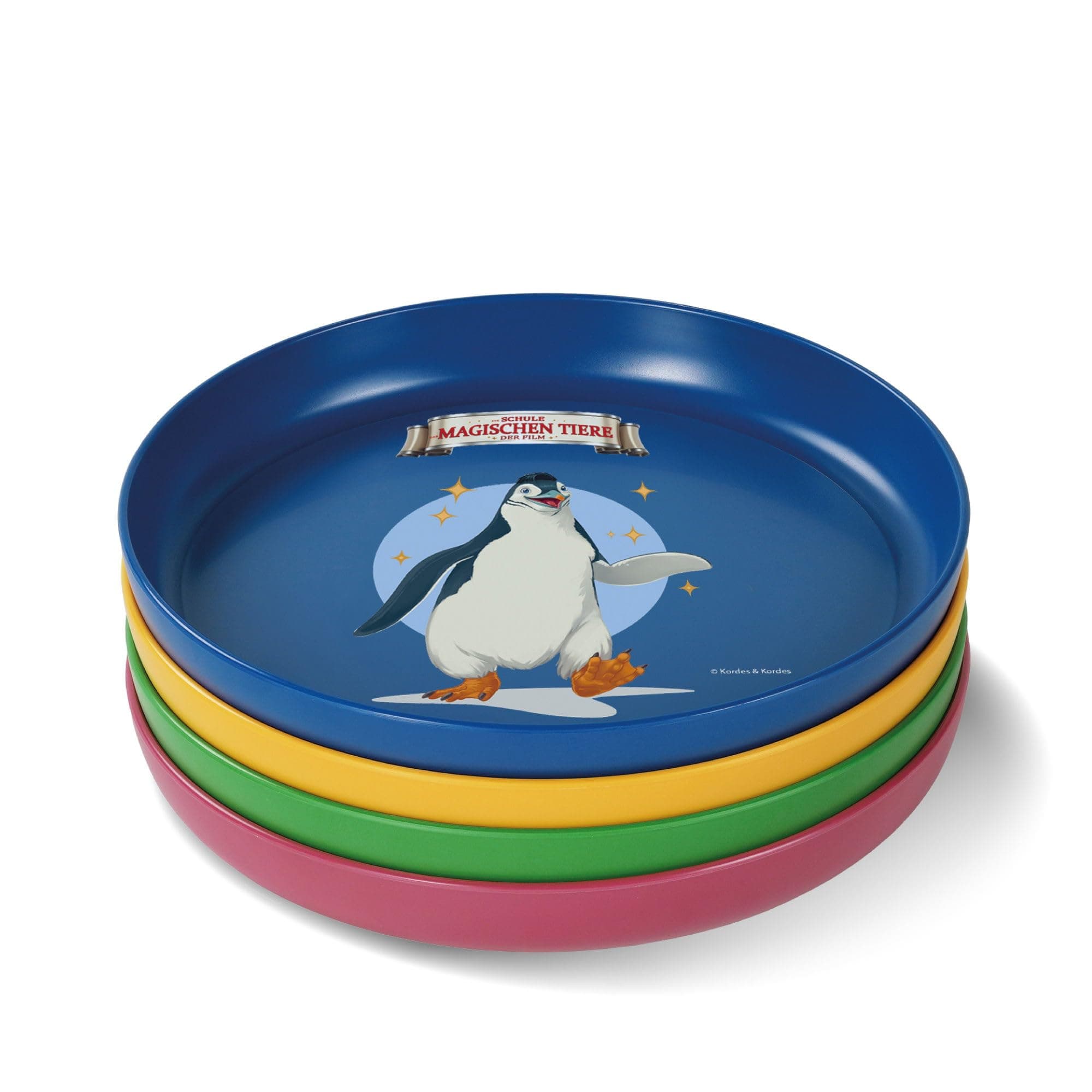 AWAVE Die Schule der Magischen Tiere 4-teiliges Kinder Teller Set 🌈🦄