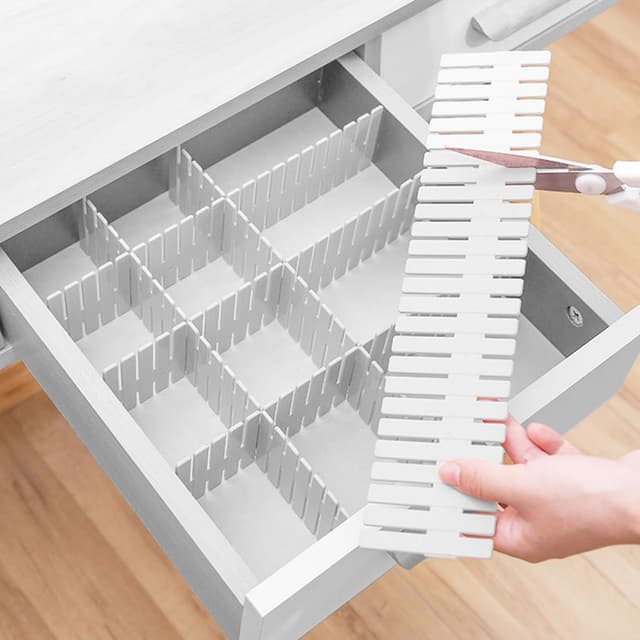 🌟 Wufozi 16 Stück Schubladenteiler - Verstellbare Schubladen Organisers 🌟