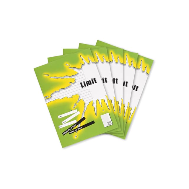 📚📝 Super Deal: Limit Schulheft A4, 16 Blatt, 5 Stück! 📝📚