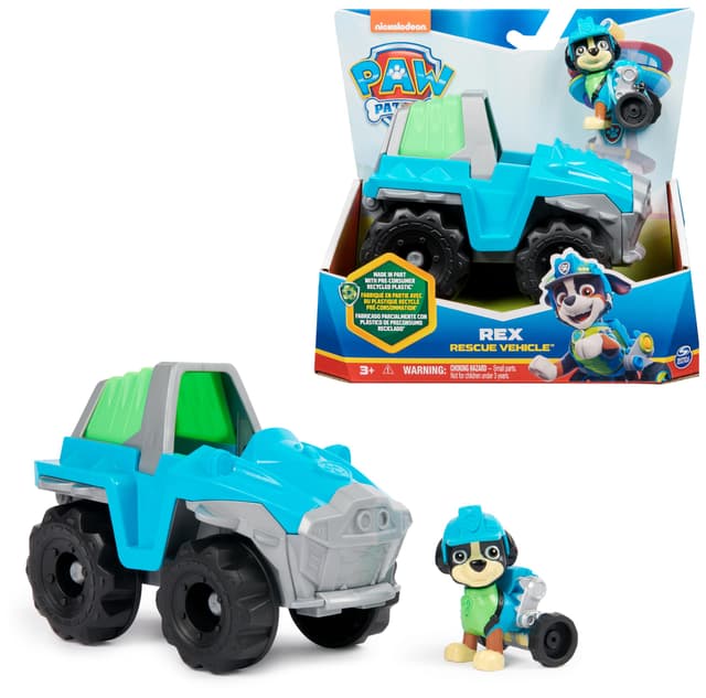 Paw Patrol Dinosaurier-Rettungsfahrzeug mit Rex-Figur 🦕🚗 Spielzeug für Kinder ab 3 Jahren