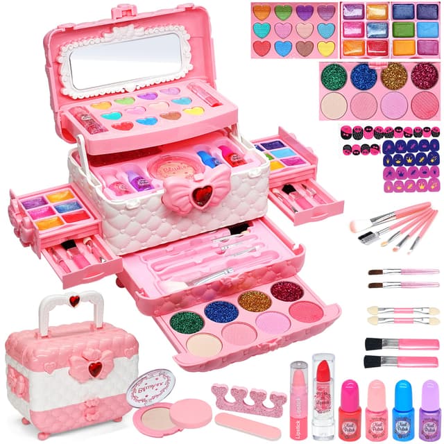 Kinderschminke Set Mädchen - Kinder Schminkset Mädchen 💄👧