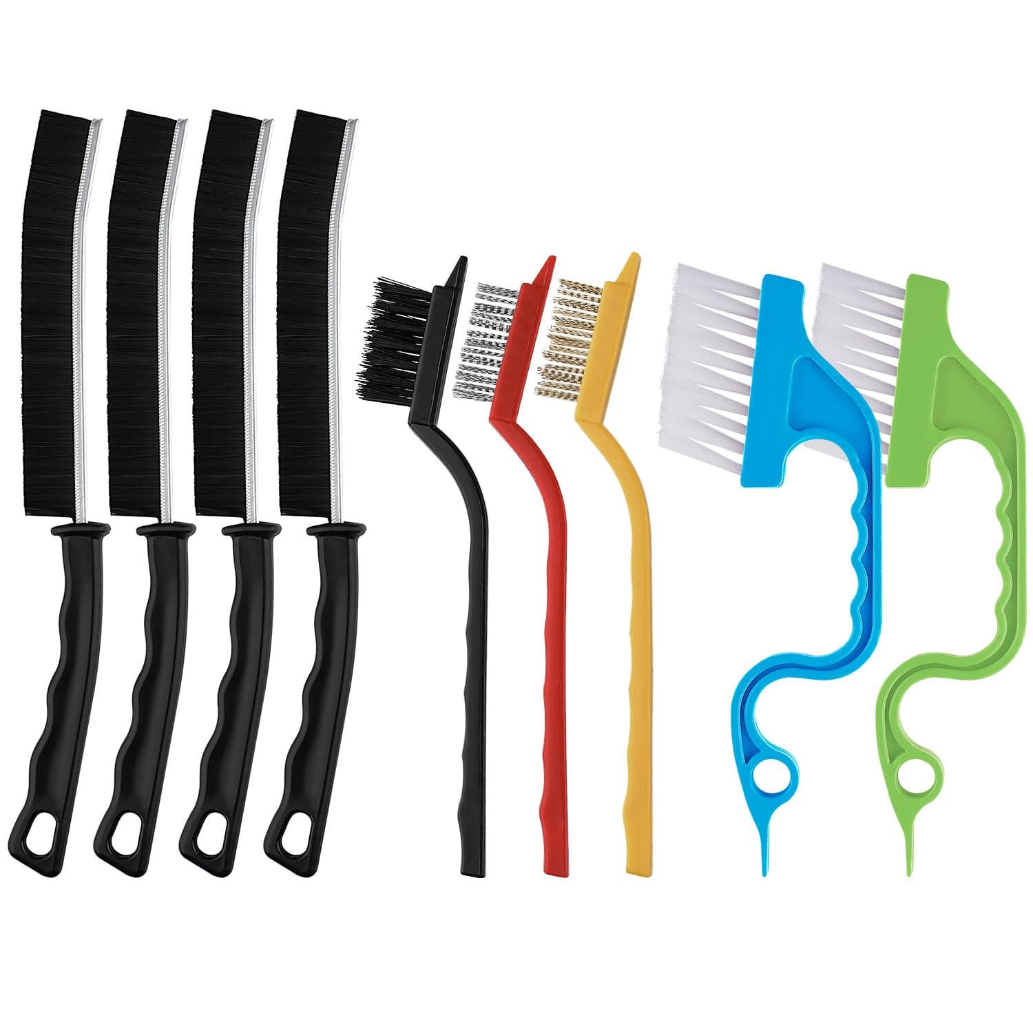 🧹🪣 9 Stück Spaltreinigungsbürste Set - Multifunktionale Hand Held Gap Reinigungsbürsten Kits