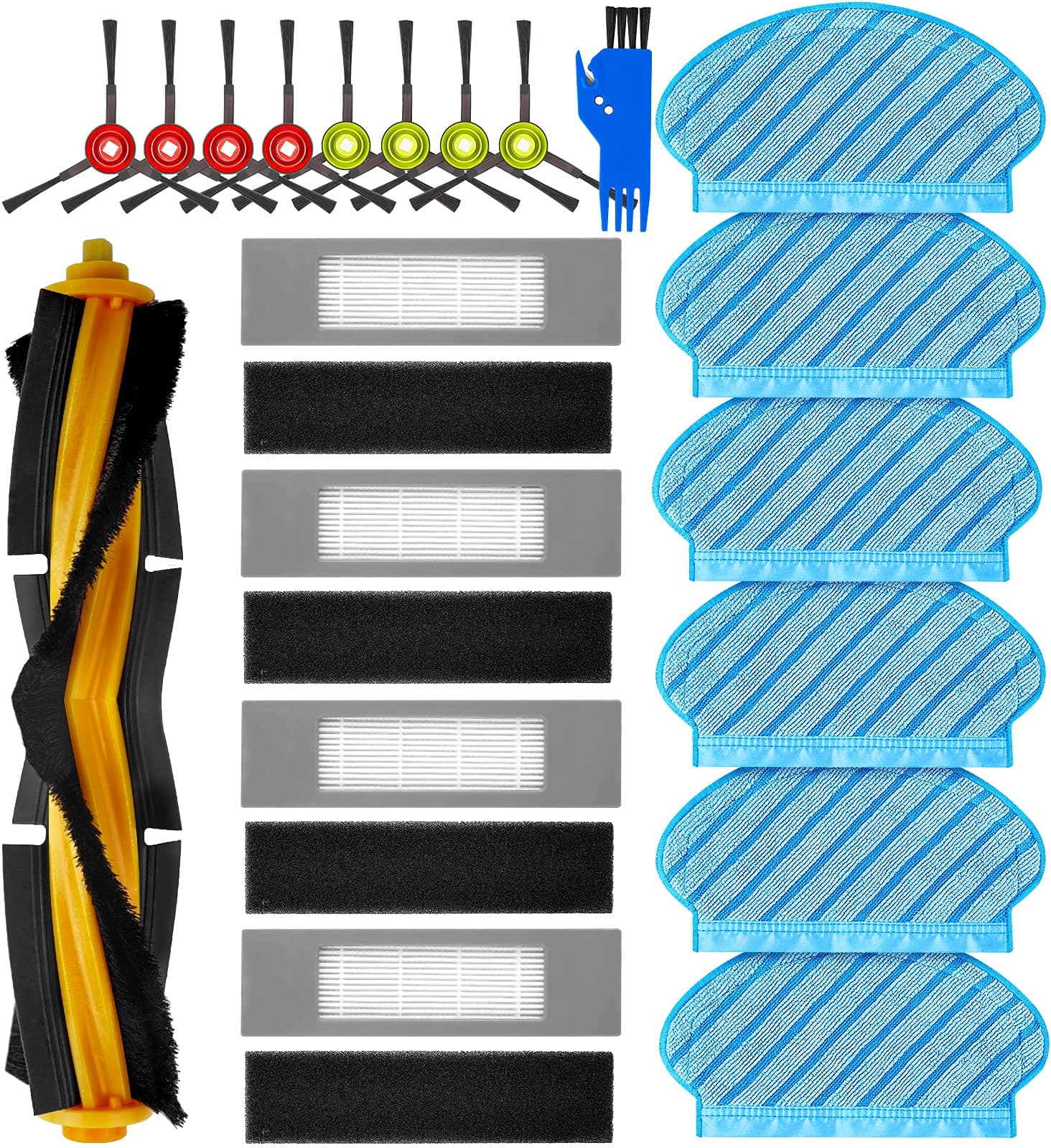 KGC 20 Stück Ersatzteile Zubehör für Ecovacs Deebot OZMO 950 920 Staubsauger Roboter 🤖