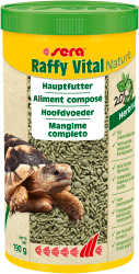 Sera Raffy Vital 1834 - Schmackhafte Kräutervielfalt für herbivore Reptilien 1 l (1er Pack) 🌿🐢 Angebot bei HelloDeals