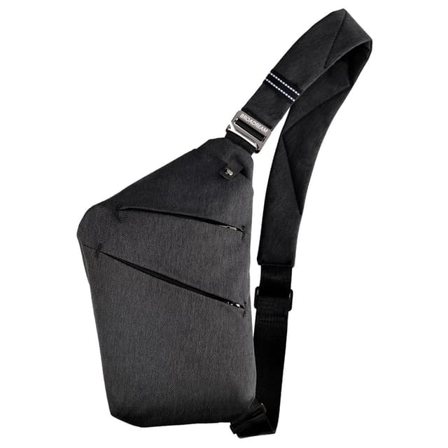 BROADREAM Umhängetaschen Herren - Anti-Diebstahl Sling Chest Crossbody Bag 🎒