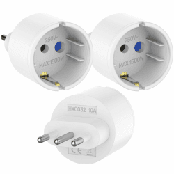 🔌🇮🇹 Adapter Italien Steckdose 3 Stück Reiseadapter Italia, Deutschland auf Italien Reisestecker Steckdosen Adapter Eu-to-ita Angebot bei HelloDeals