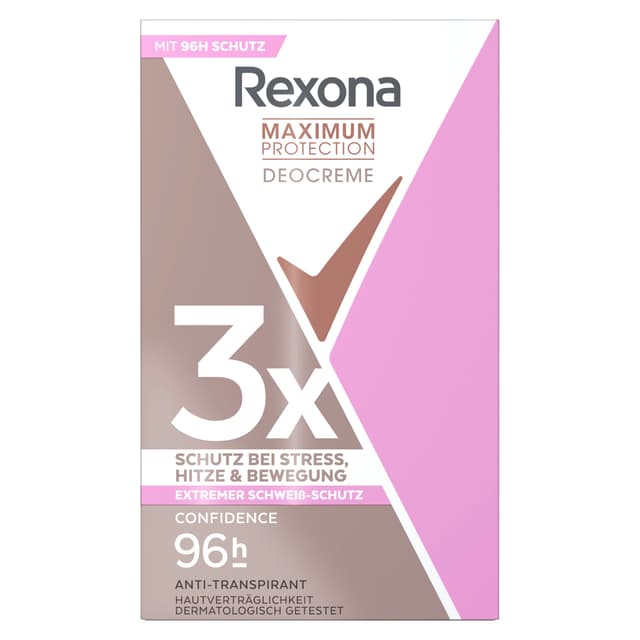 Angebot: Rexona Frauen Maximum Protection Anti Transpirant Deo Creme Confidence 🌸🌿