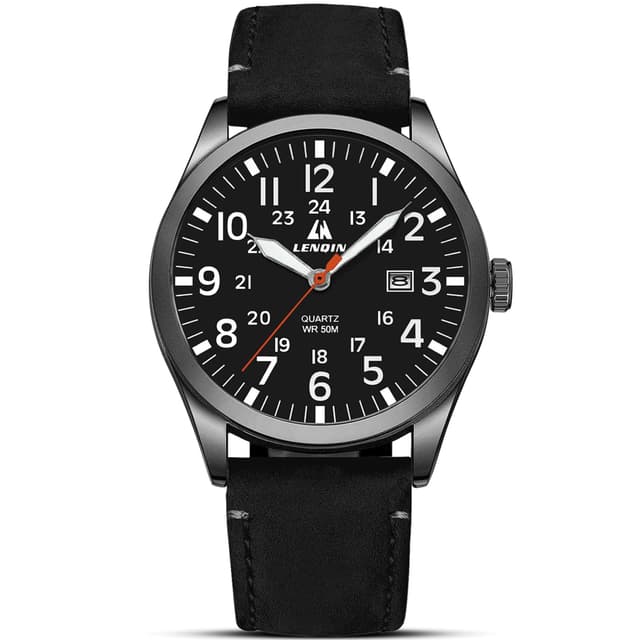 LN LENQIN Herren Militär Uhr 30M wasserdicht ⌚ Angebote