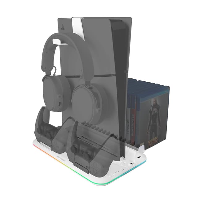 MARS GAMING MPS5-B2, RGB-Ständer für PS5 Slim Standard und Digital 🎮✨