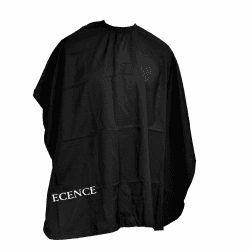 🌟 SCHWARZER FRISIERUMHANG: ECENCE Haarschneide Umhang Friseur Schwarz, 120x100cm Angebot bei HelloDeals