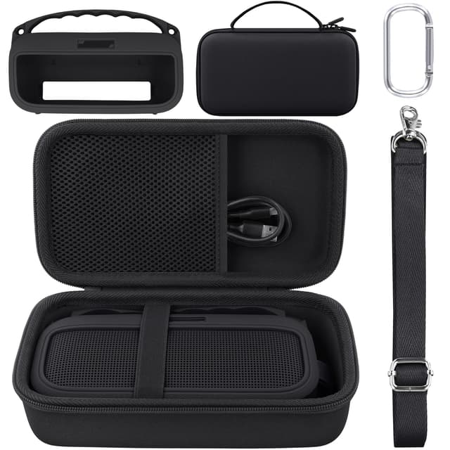 co2CREA Harte Tasche und Silikonhülle für Bose SoundLink Flex (2.Gen.) 🎶