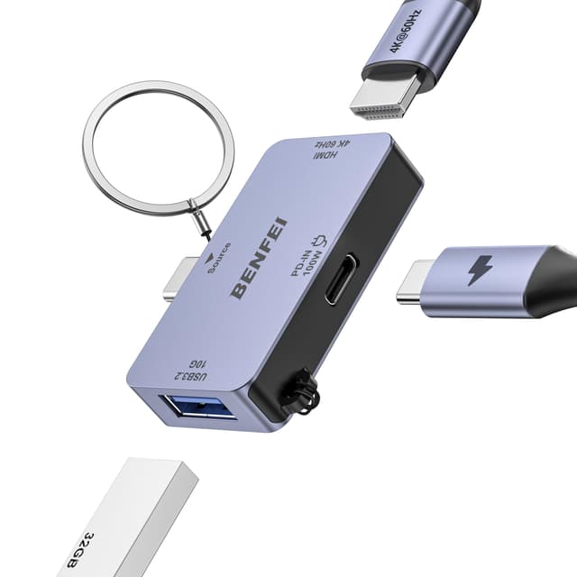 🔥 Angebot! BENFEI USB C Hub 3in1 superkompakt