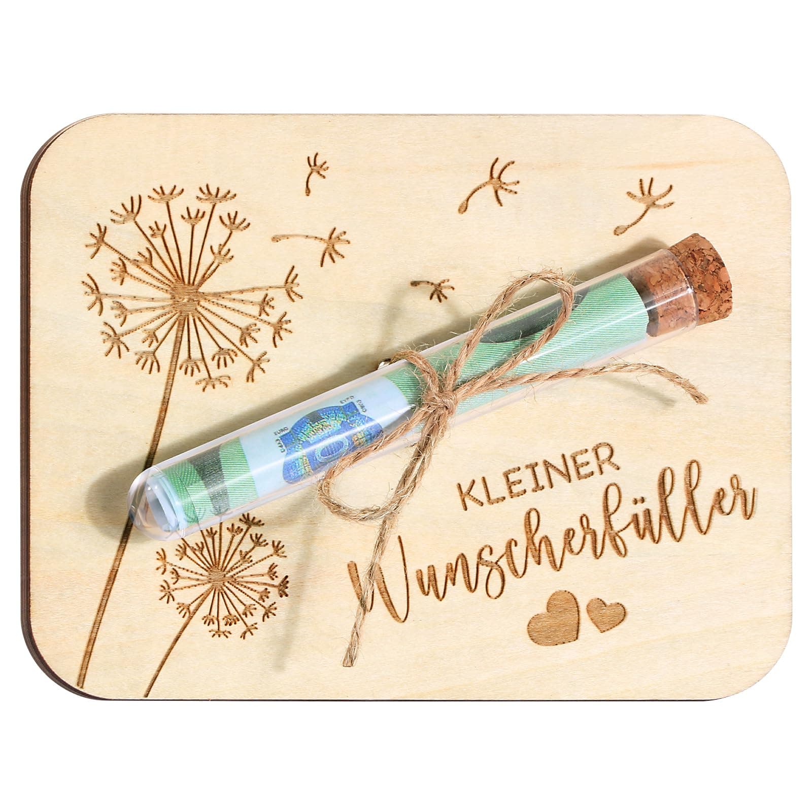 🎁BOFUNX Wunscherfüller Geldgeschenke Verpackung aus Holz - Ideal für Weihnachten, Geburtstag, Hochzeit! 🎉