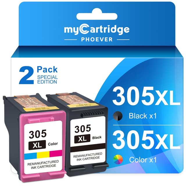 🔥🖨️ MYCARTRIDGE PHOEVER 305 XL Patronen Set für HP Drucker 🖨️🔥