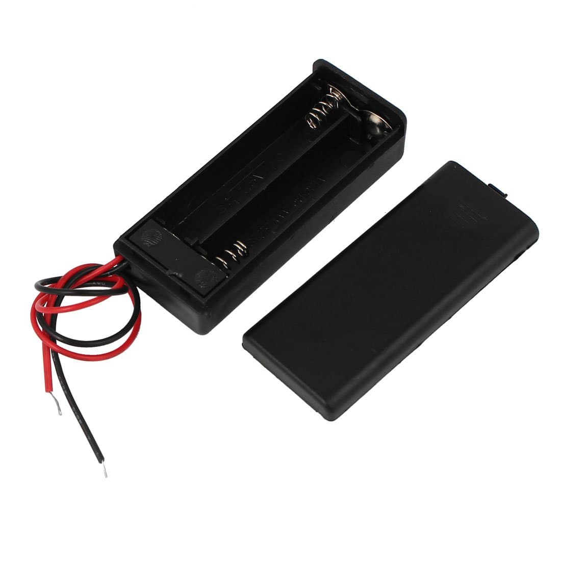 🔋🔌 Sourcing Map AAA Batterie Halter Gehäuse Kasten Schalter Schwarz - 3V Ausgang