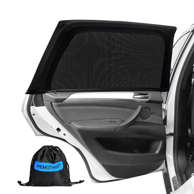 PEMOTech Sonnenschutz Auto Baby (2-Stück) - ZERTIFIZIERTER UV-Schutz