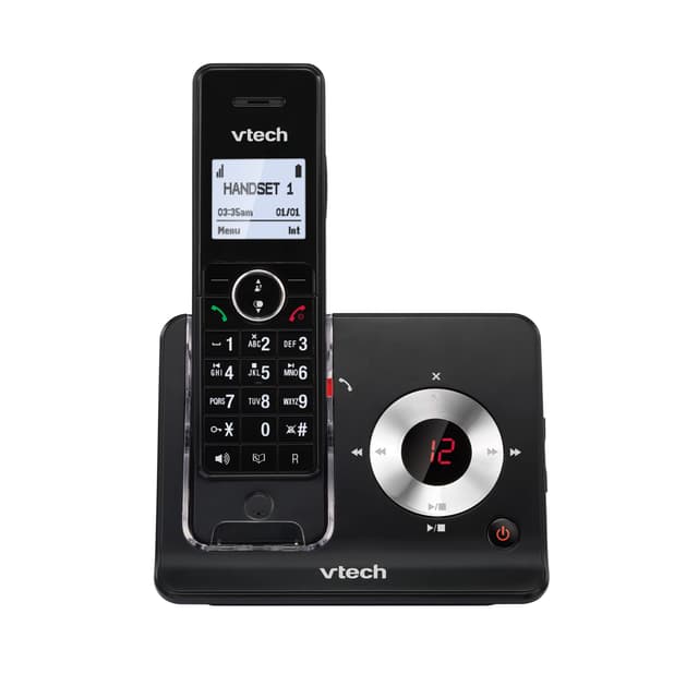📞 VTech MS3050 Schnurloses Festnetztelefon DECT mit Anrufsperre, Anrufbeantworter, Anrufer-Identifikation