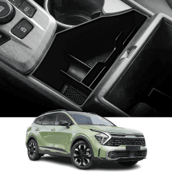 🚗 CDEFG Kompatibel mit Kia Sportage NQ5 2022-2025 Mittelkonsole Organizer Aufbewahrungsbox Handschuhfach Aufbewahrung Angebot bei HelloDeals