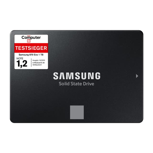 🚀 Samsung 870 EVO SATA III 2,5 Zoll SSD, 1 TB, 560 MB/s Lesen, 530 MB/s Schreiben