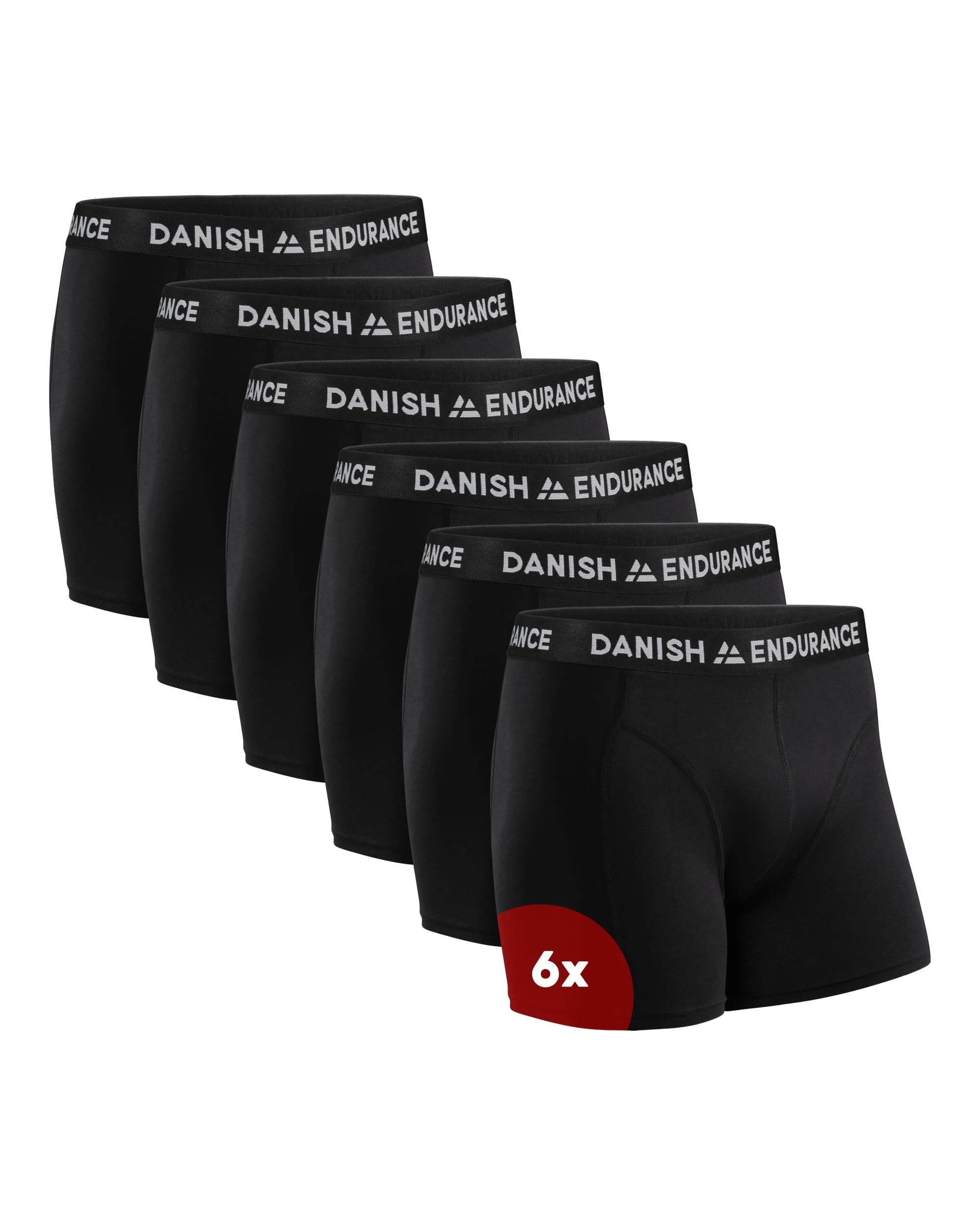 DANISH ENDURANCE 6er Pack Boxershorts Herren 😎🩲