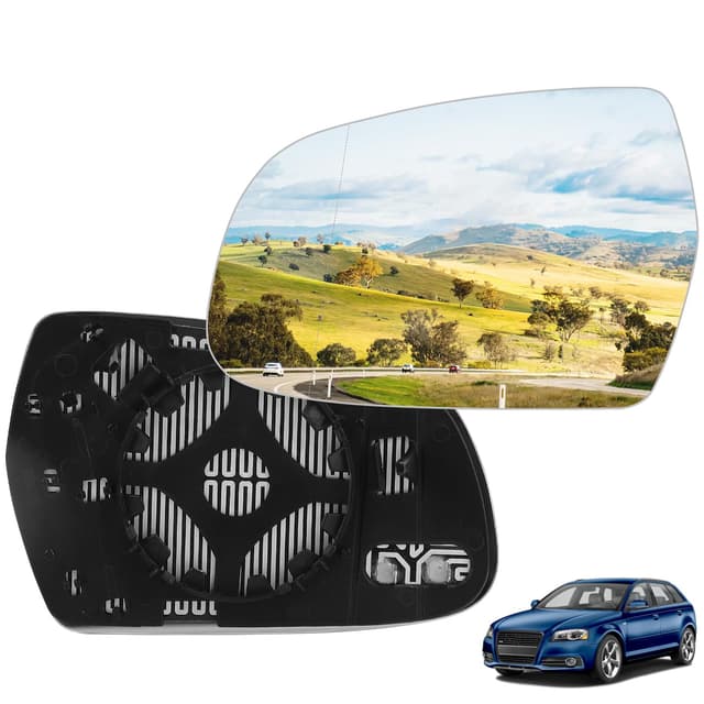 Ersatz Spiegelglas Heizbar für Audi A3, A4L, A5