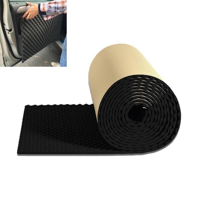🚗🔊 Dämmmatte Auto Schallschutzmatte 200cm X 50cm X 2cm - Selbstklebend! 🛡️