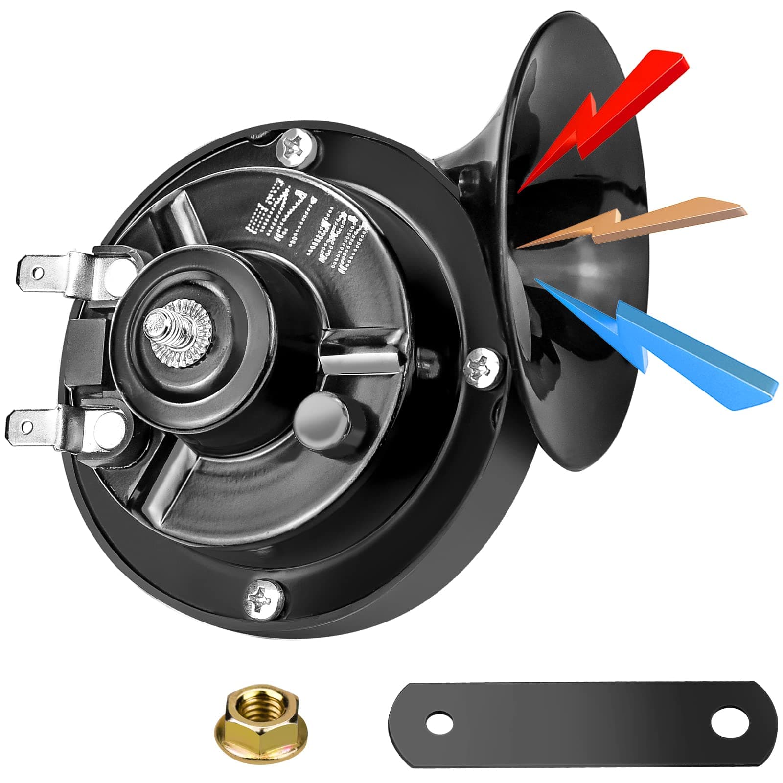 Universal Schneckenlufthorn Motorrad Auto Hupe 118 db 🚗🔊