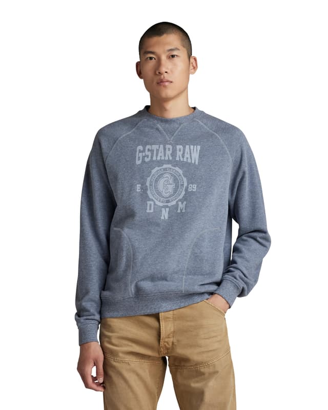 🔥 SALE: G-STAR Herren Collegic Raglan Loose Sweatshirt S Mehrfarben!
