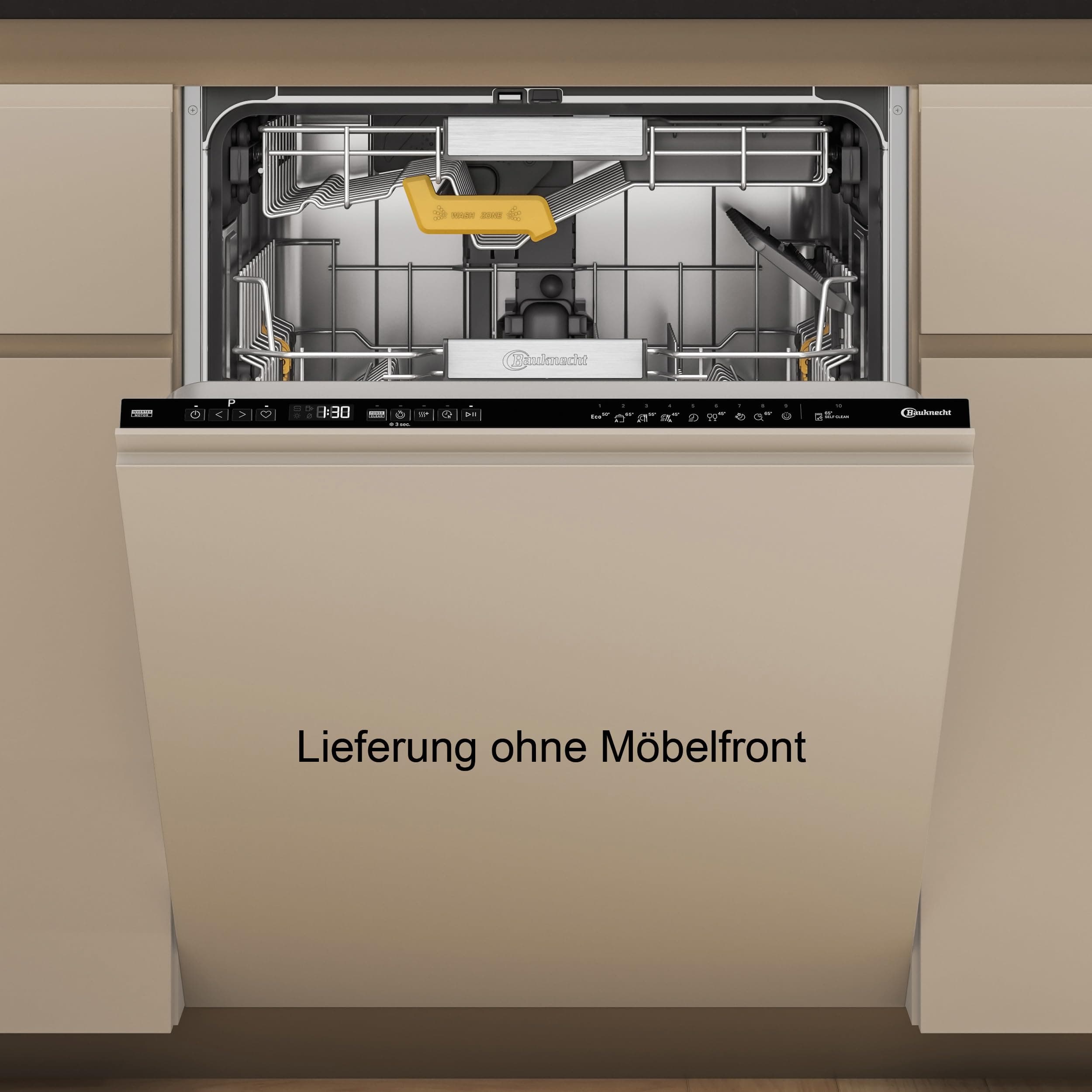 Bauknecht B8I HP42 LC Vollintegrierbarer Geschirrspüler 🌟
