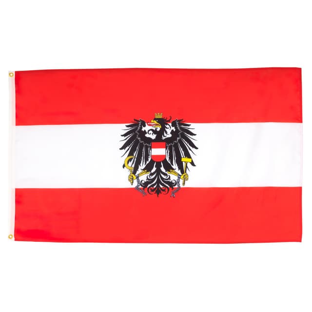 🇦🇹🦅 Tolle Flagge Österreich Mit Adler! Nur 8.95€ - Kostenloser Versand