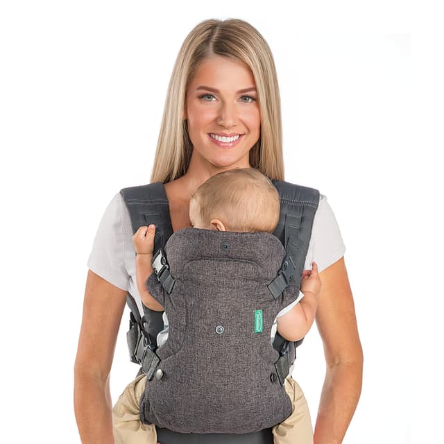 👶 Infantino Flip Advanced 4-in-1 Babytrage – Ergonomische Babytrage mit 4 Tragepositionen 👶