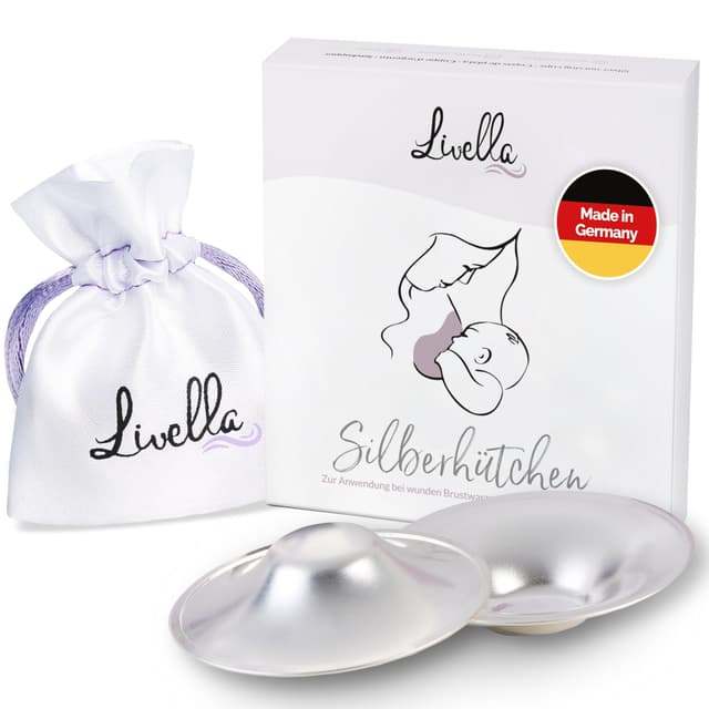 Livella | Silberhütchen aus 999er Silber | Hilfe bei beanspruchten Brustwarzen