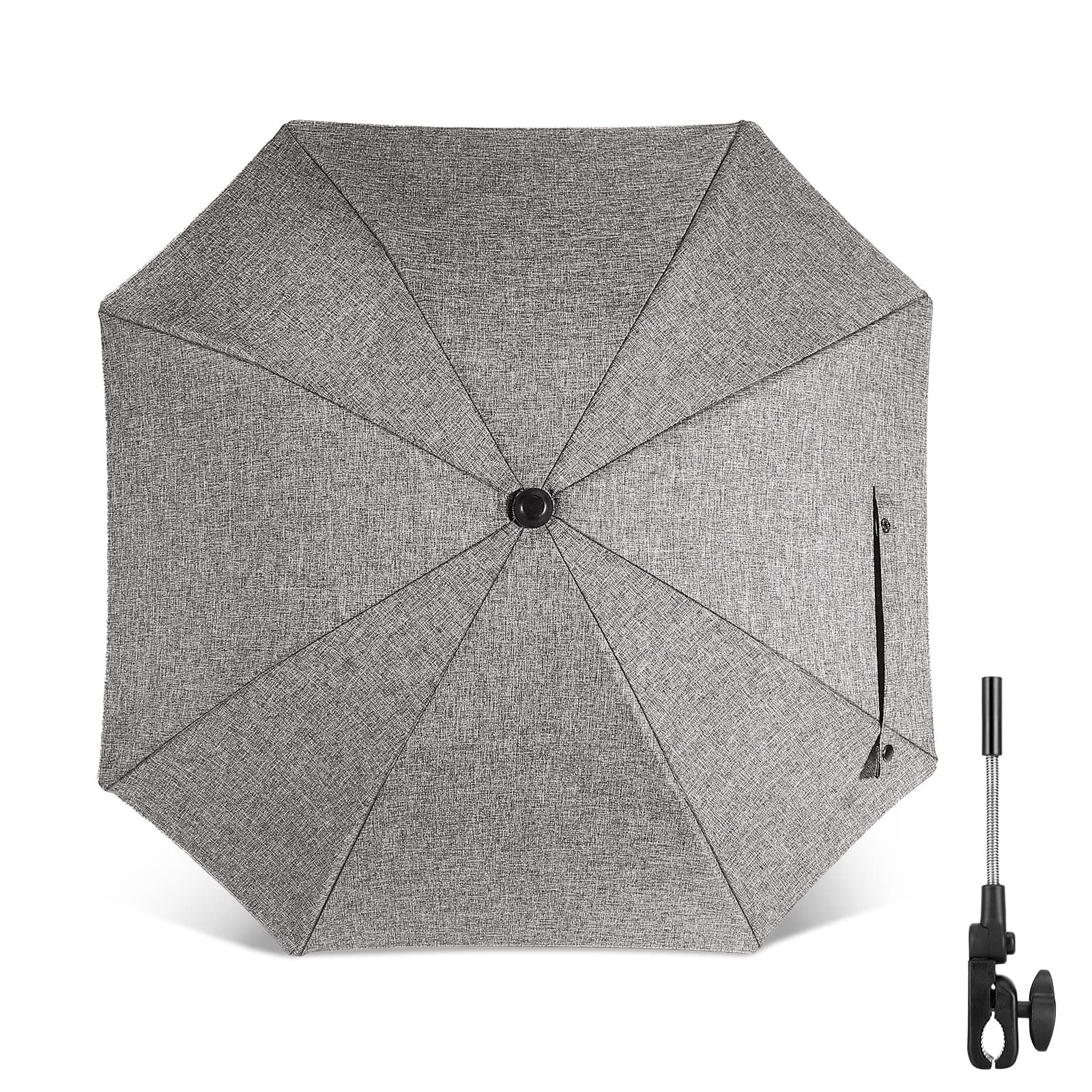 🌞🌂 Winload Sonnenschirm Buggy für Kinderwagen mit UV-Schutz 50+ | 70 cm Durchmesser