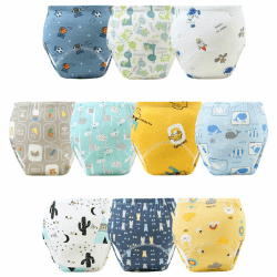 Aolso Töpfchen-Trainingshosen, 10 Stück Baby-Kleinkind-Trainingshosen Angebot bei HelloDeals