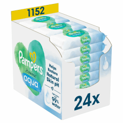 🌿 Pampers Harmonie Aqua Feuchttücher - Sanfte Pflege für empfindliche Haut 🌸