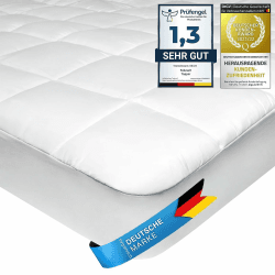 Feluna Mikrofaser Matratzen-Topper gepolsterter Matratzen-Auflage - Matratzenschoner Unterbett Microfaser-Polyester-Schoner 🛏️ Angebot bei HelloDeals